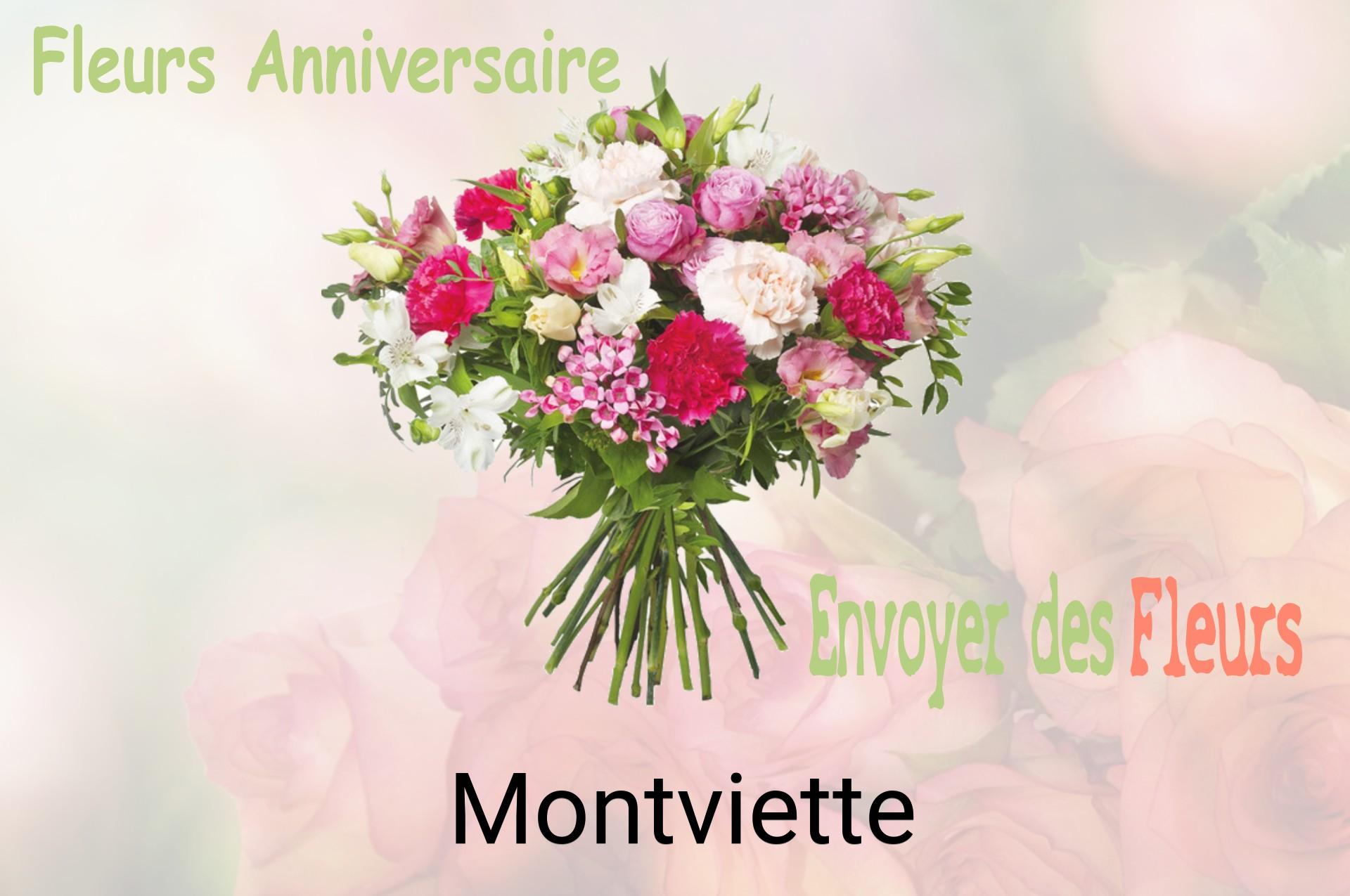 Bouquet de fleurs d’anniversaire livré à Montviette